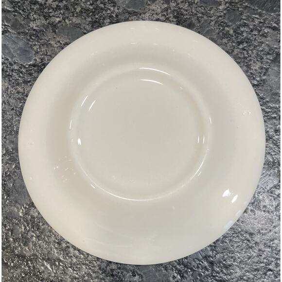 4 Vintage Royal Colonial Homestead 6 3/8” Green Bread Plates Spinning Wheel - Picture 3 of 4